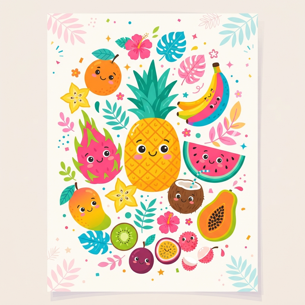 Semaine des Fruits Exotiques et Couleurs Vives