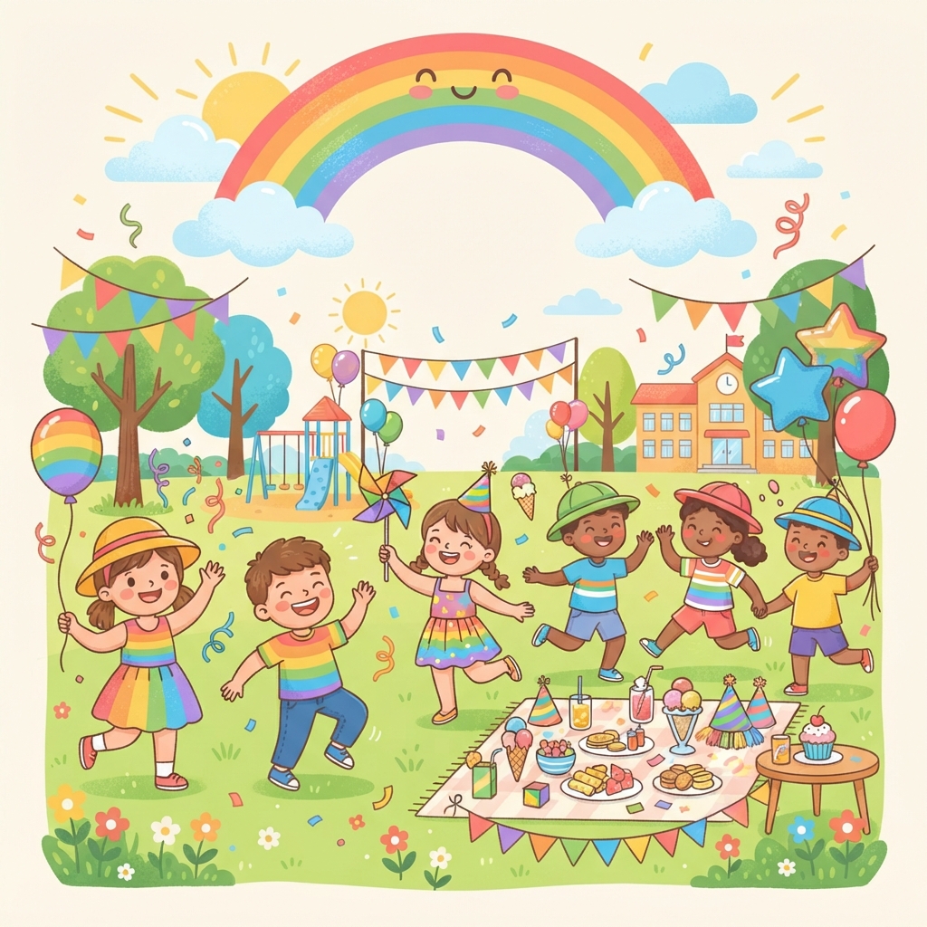 Semaine Arc-en-Ciel : Au revoir l'été !
