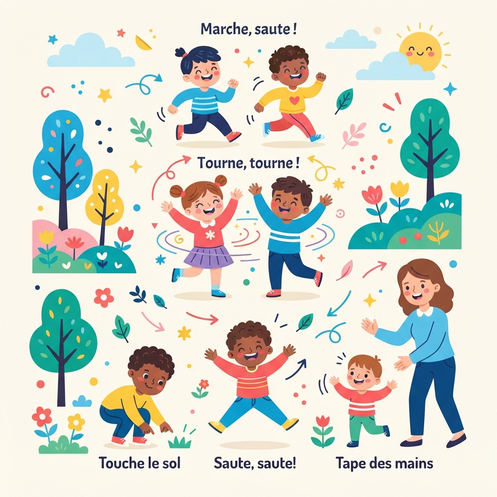 La semaine des comptines en mouvement