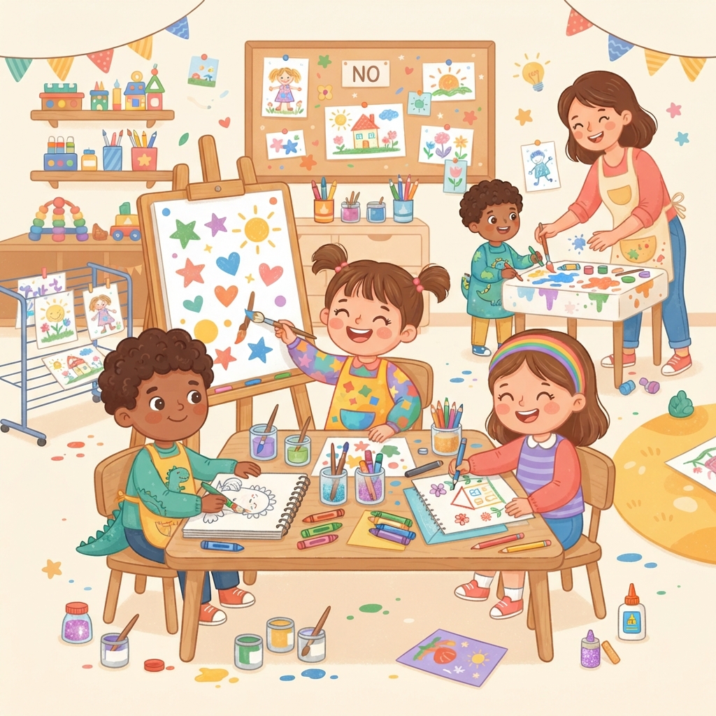 Semaine des Petits Artistes : Peinture, Coloriage et Dessin