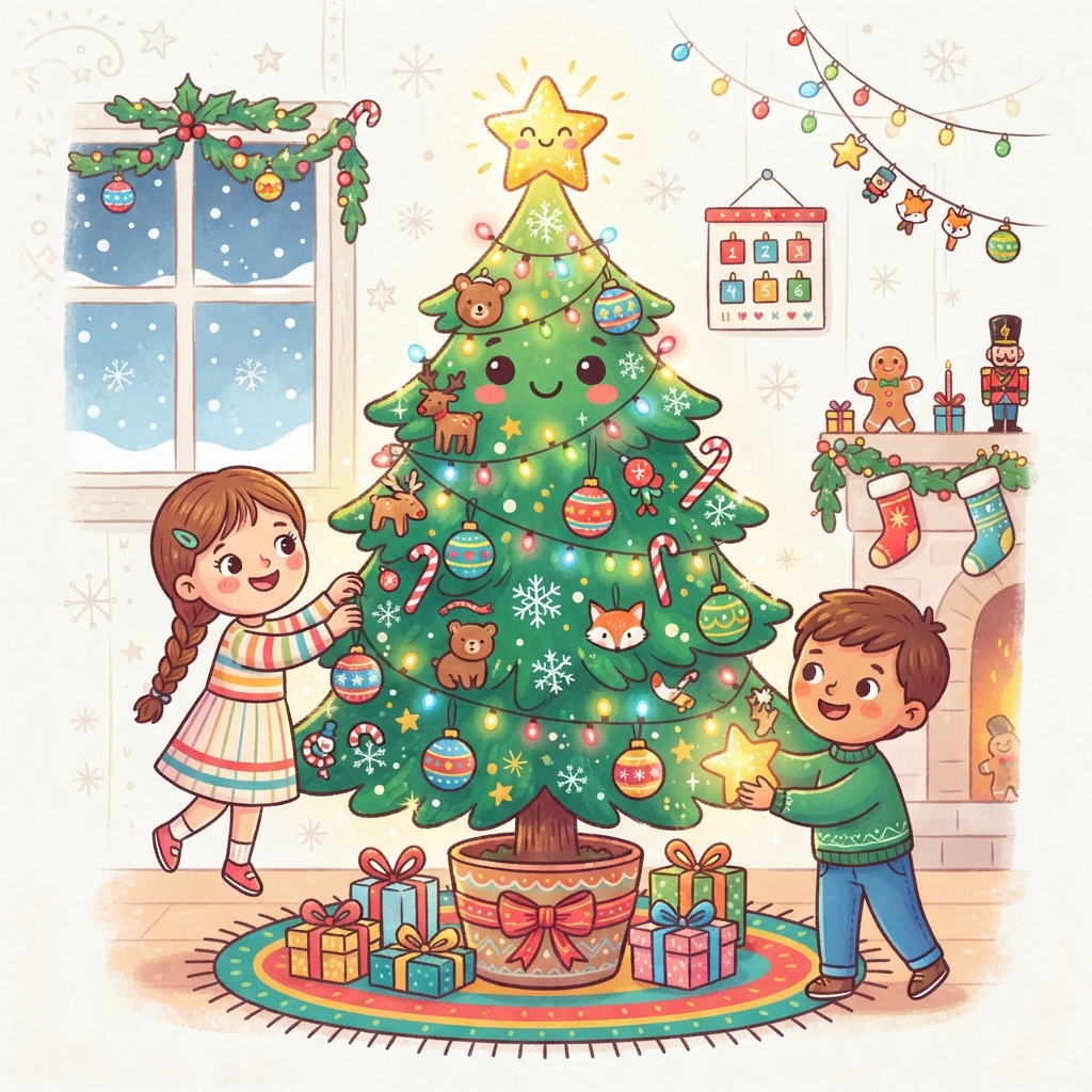 Mon magnifique sapin de Noël
