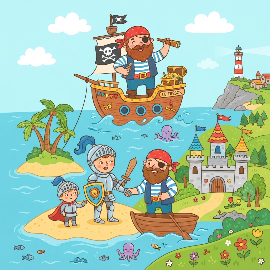L'île aux trésors : Pirates & Chevaliers