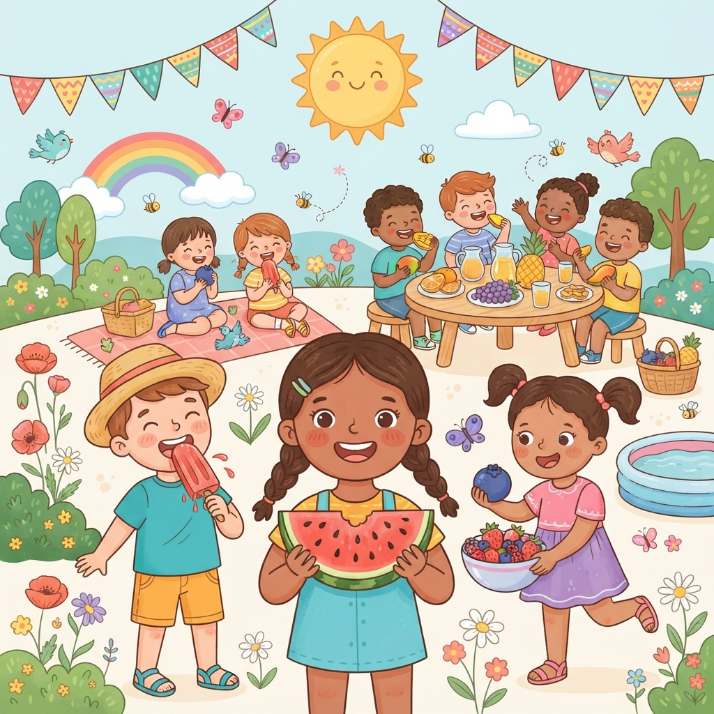 Semaine sensorielle: Couleurs et saveurs d'été
