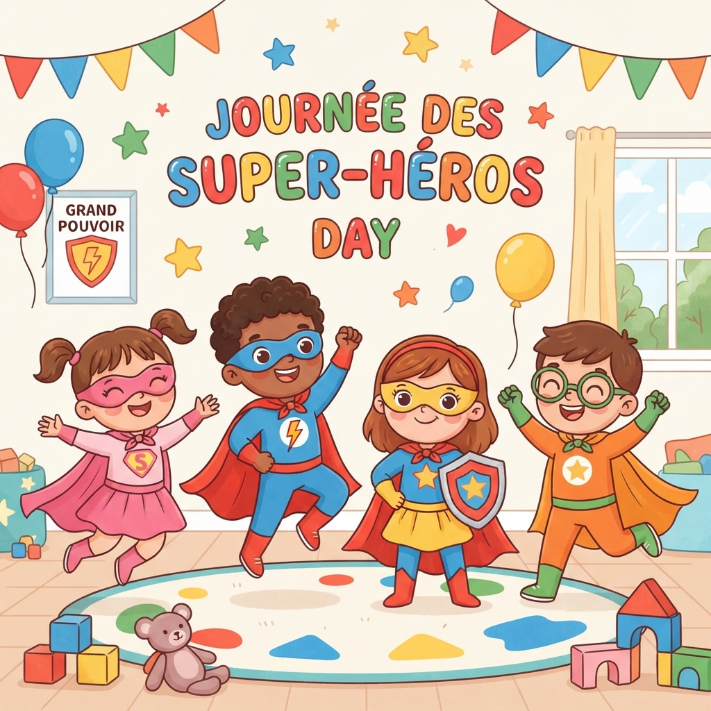 Super-Héros en Herbe : Une Aventure Éducative