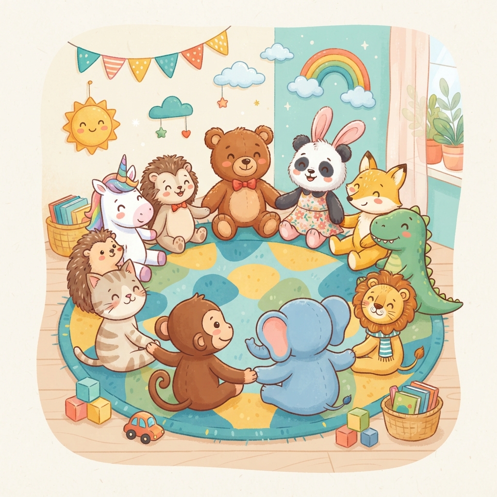 La ronde des doudous et des oursons : une semaine de tendresse et de découvertes