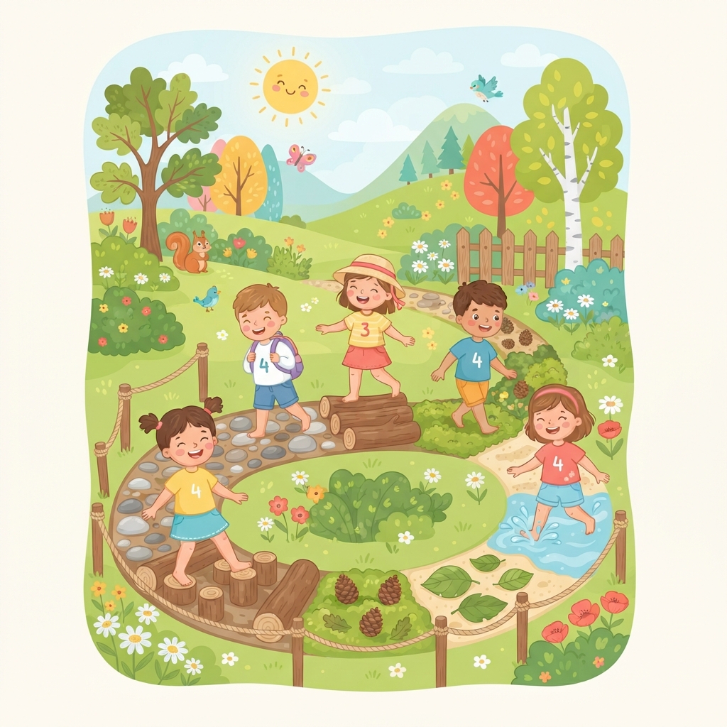 Pieds nus dans la nature : exploration sensorielle de la semaine