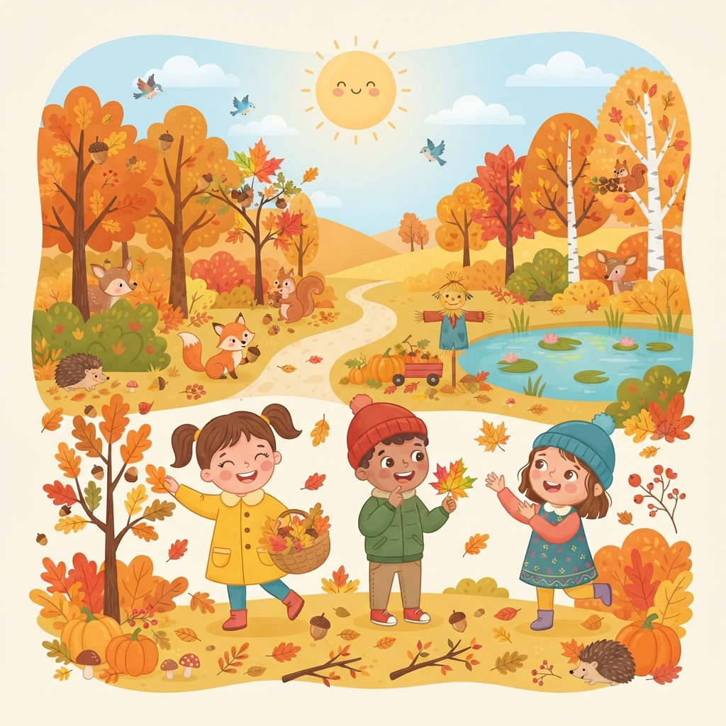 Découverte de l'automne pour les tout-petits