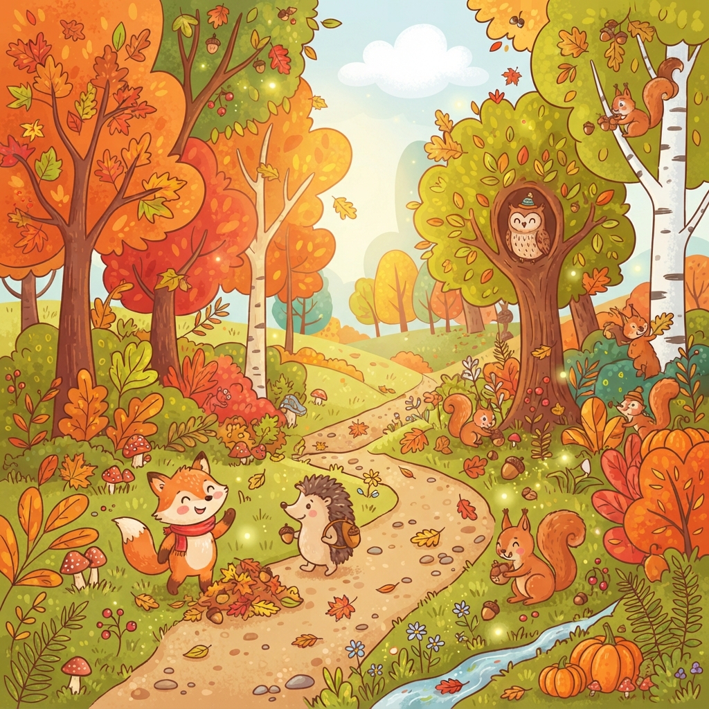 La forêt magique de septembre