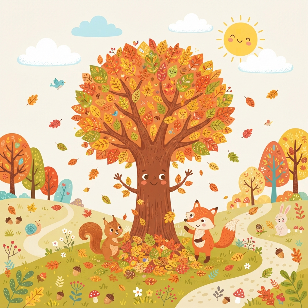 À la découverte de l'arbre automnal