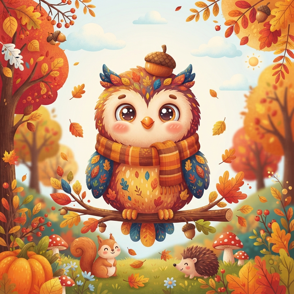 Mon Hibou d'automne : Exploration sensorielle