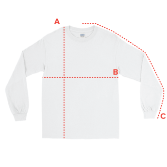 Gildan 2400 Ultra - Product Measurements