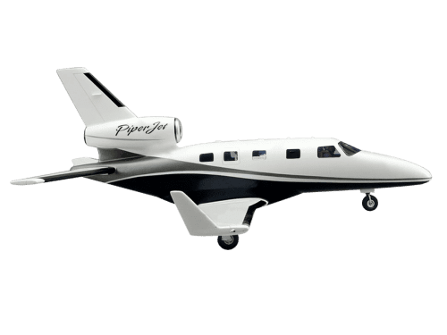 Side profile of Piper PiperJet aircraft
