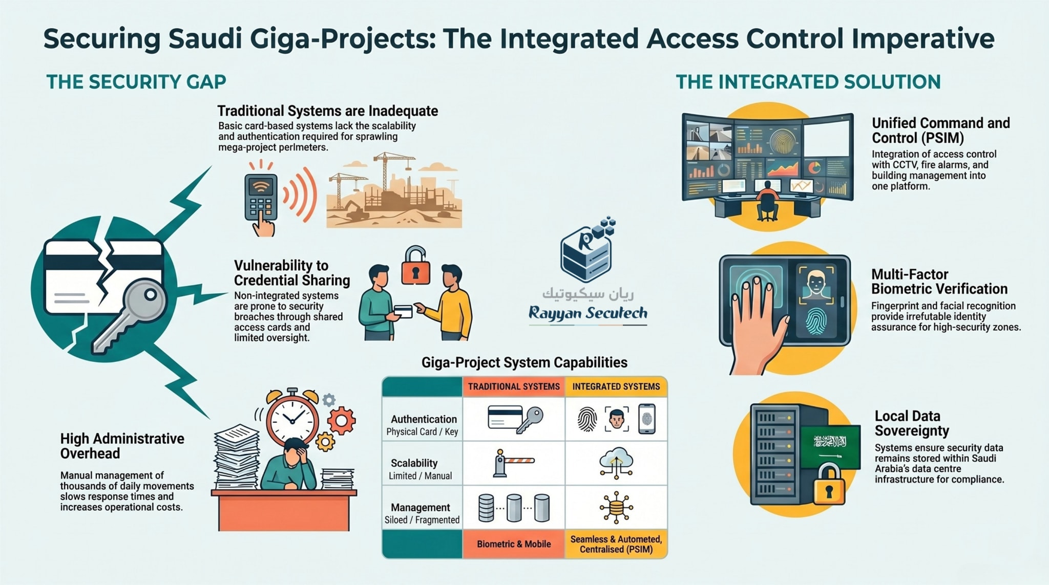 Integrated Access Control Systems for Saudi Giga-Projects