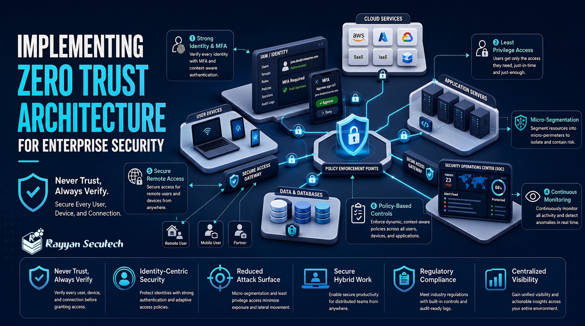 Implementing Zero Trust Architecture for Enterprise Security