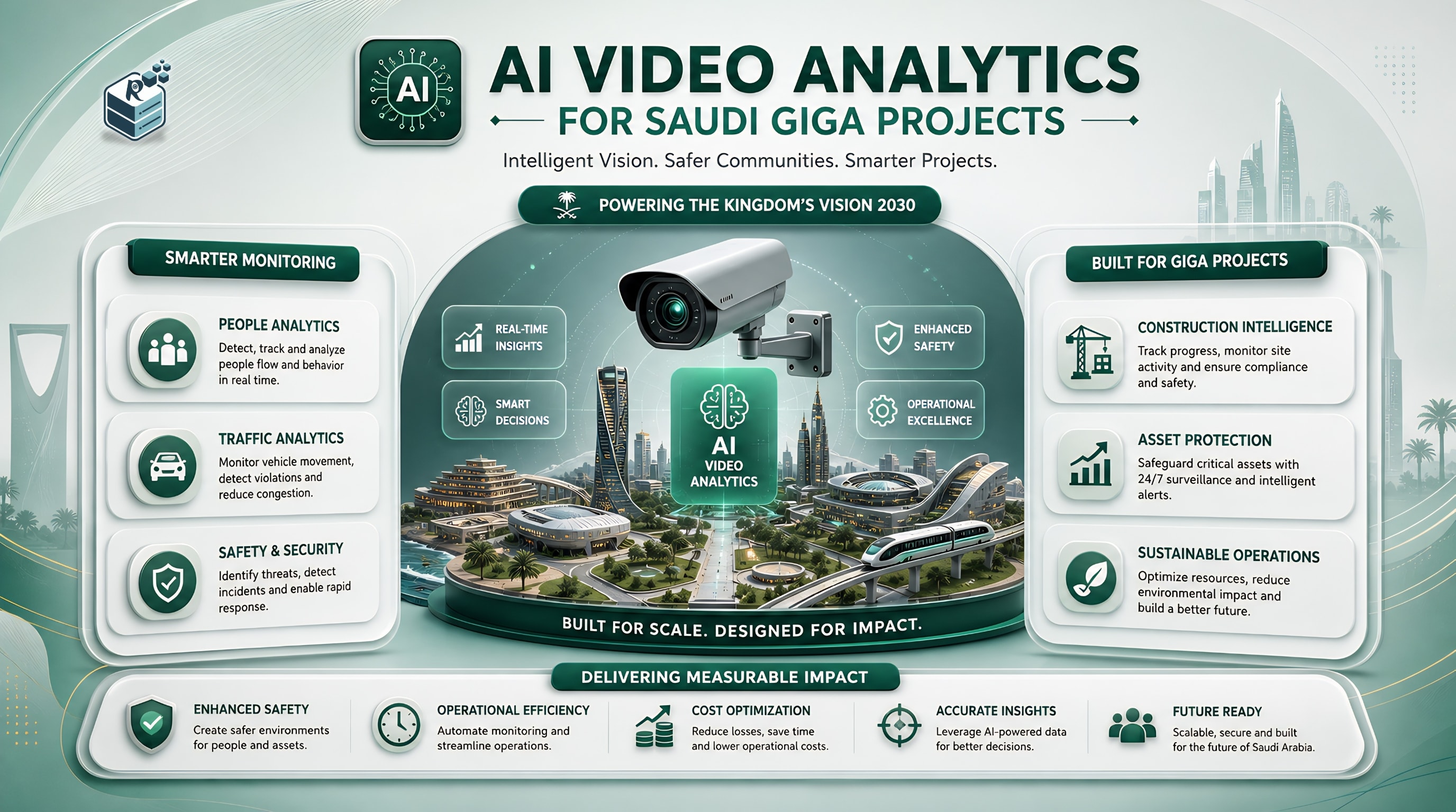 Elevating Security with AI Video Analytics for Saudi Giga-Projects