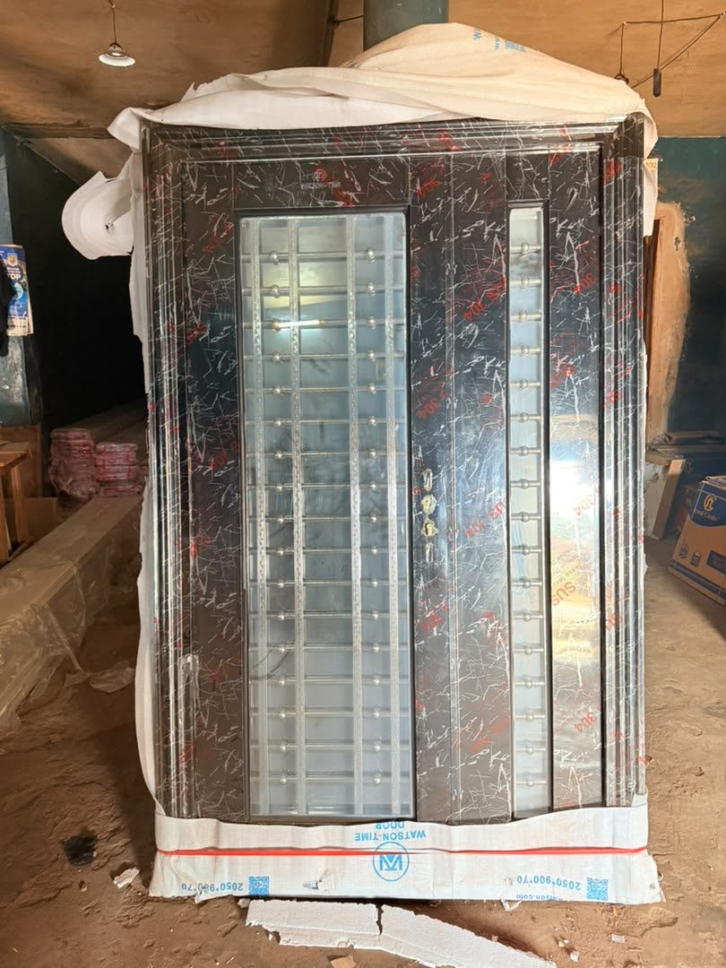 4ft Glass steel door