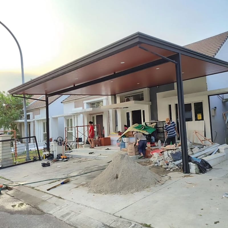 Kanopi Plafon PVC Welder Bintaro