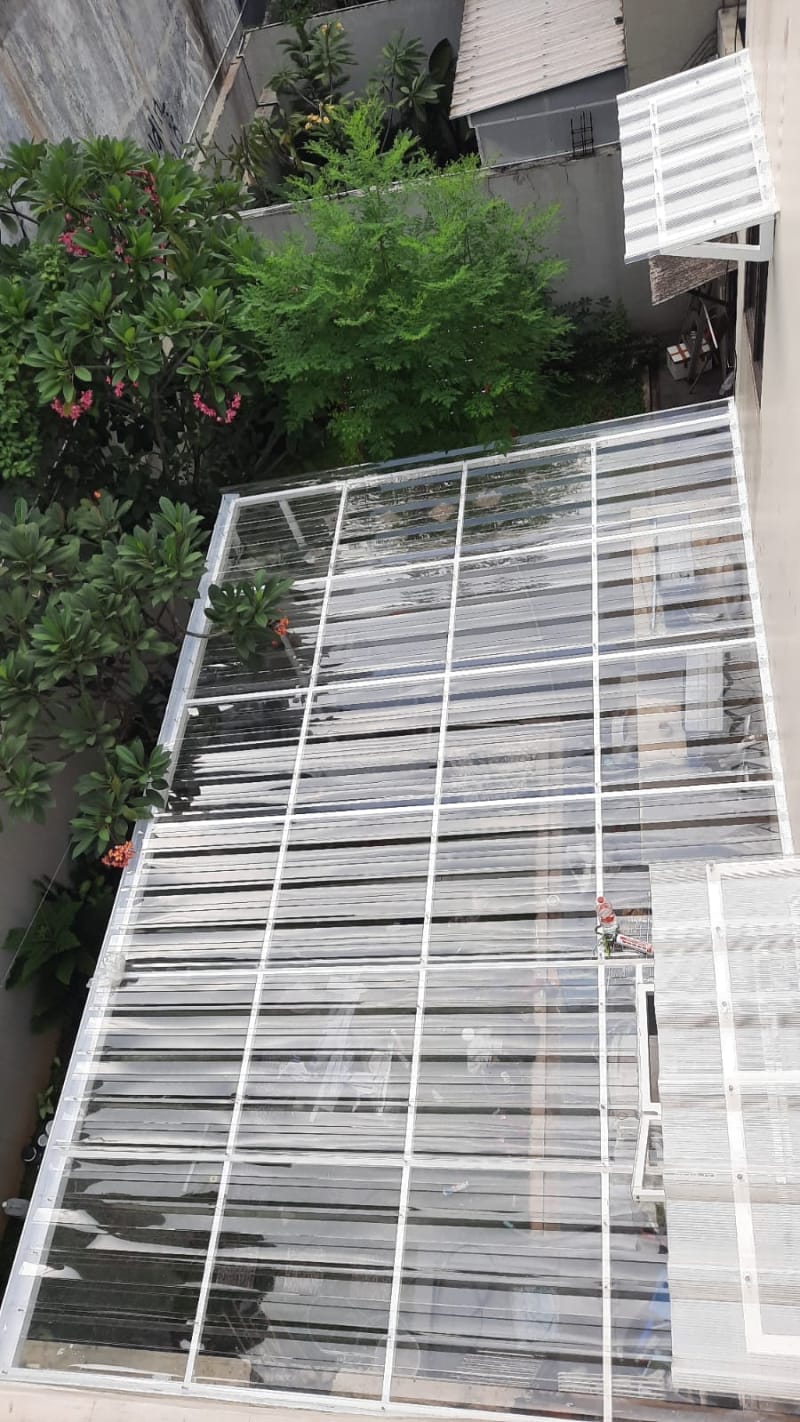 Kanopi Spandex Transparan Welder Bintaro