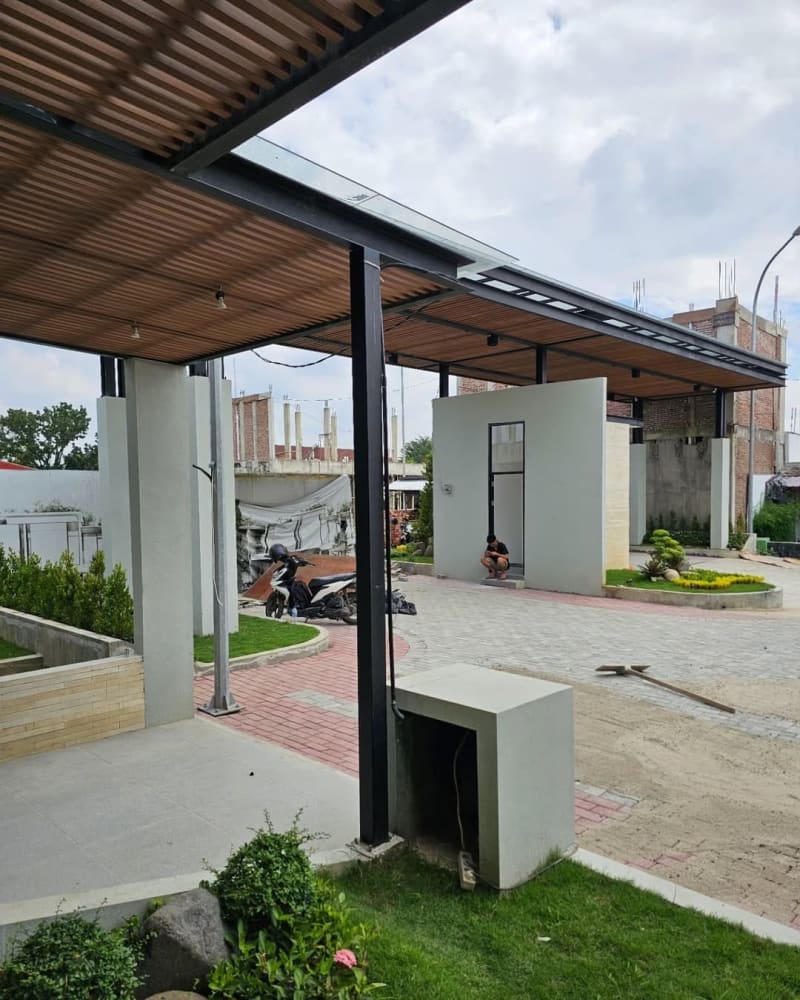 Hasil pengerjaan proyek Kanopi Kisi-Kisi Welder Bintaro presisi tanpa kompromi Bintaro Tangerang Selatan