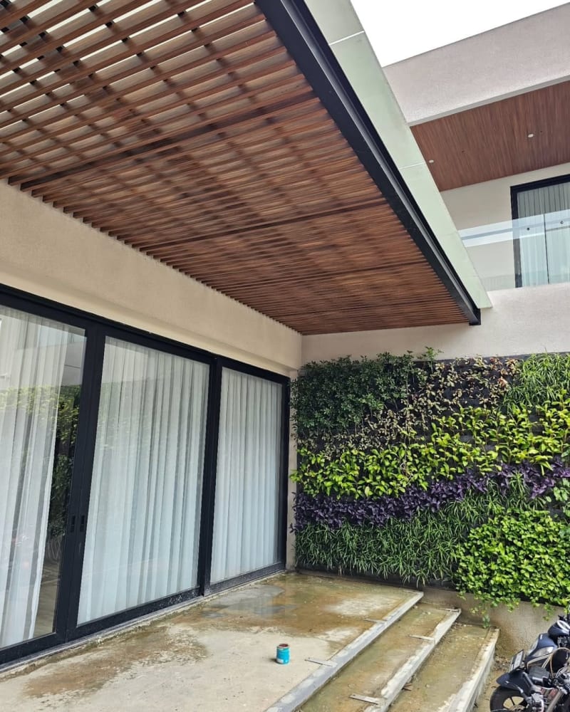 Hasil pengerjaan proyek Kanopi Kisi-Kisi Welder Bintaro presisi tanpa kompromi Bintaro Tangerang Selatan