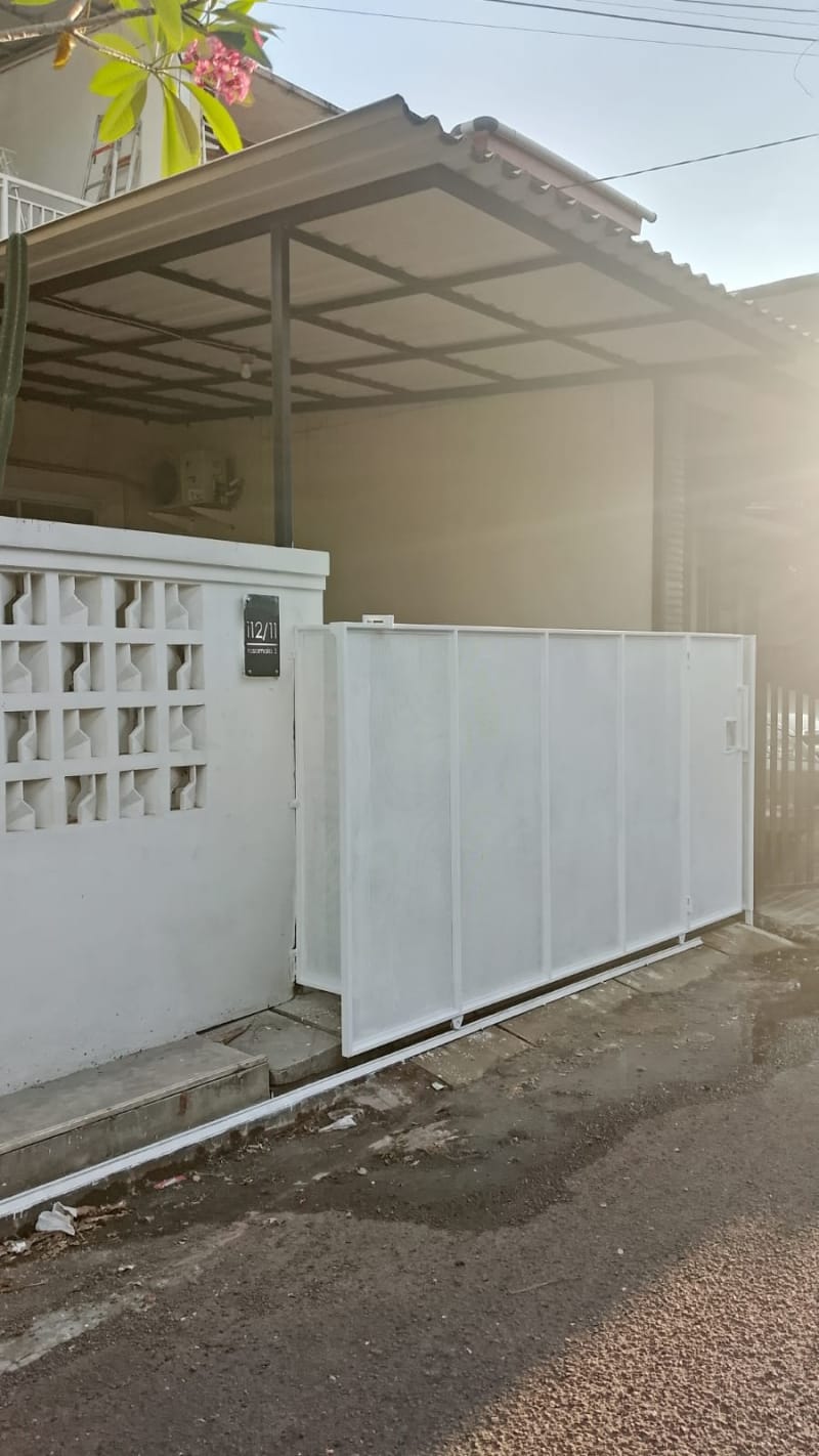 Pagar Plat Perforated Welder Bintaro