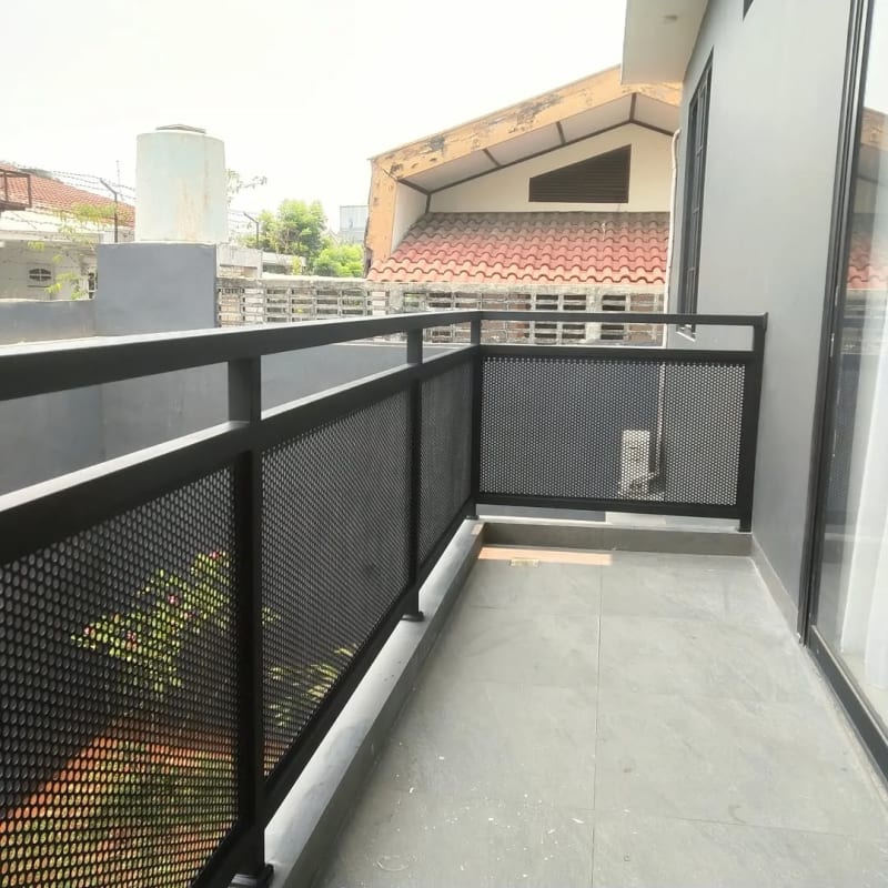 Pagar Plat Perforated Welder Bintaro