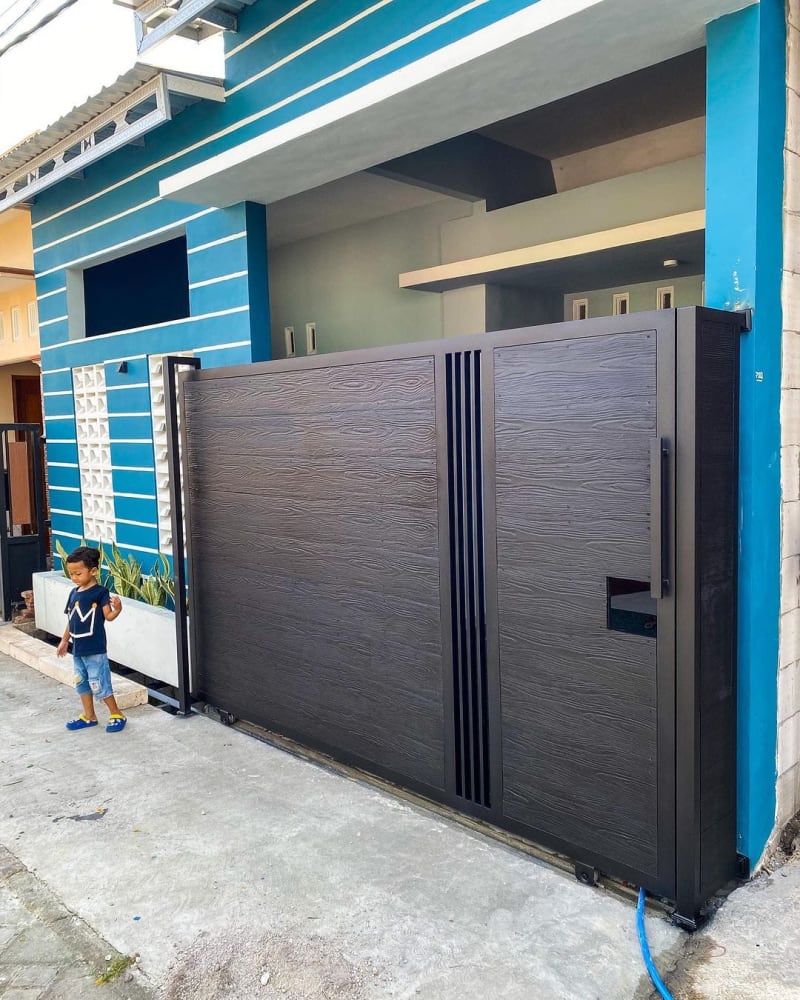 Hasil pengerjaan proyek Pagar GRC Welder Bintaro presisi tanpa kompromi Bintaro Tangerang Selatan