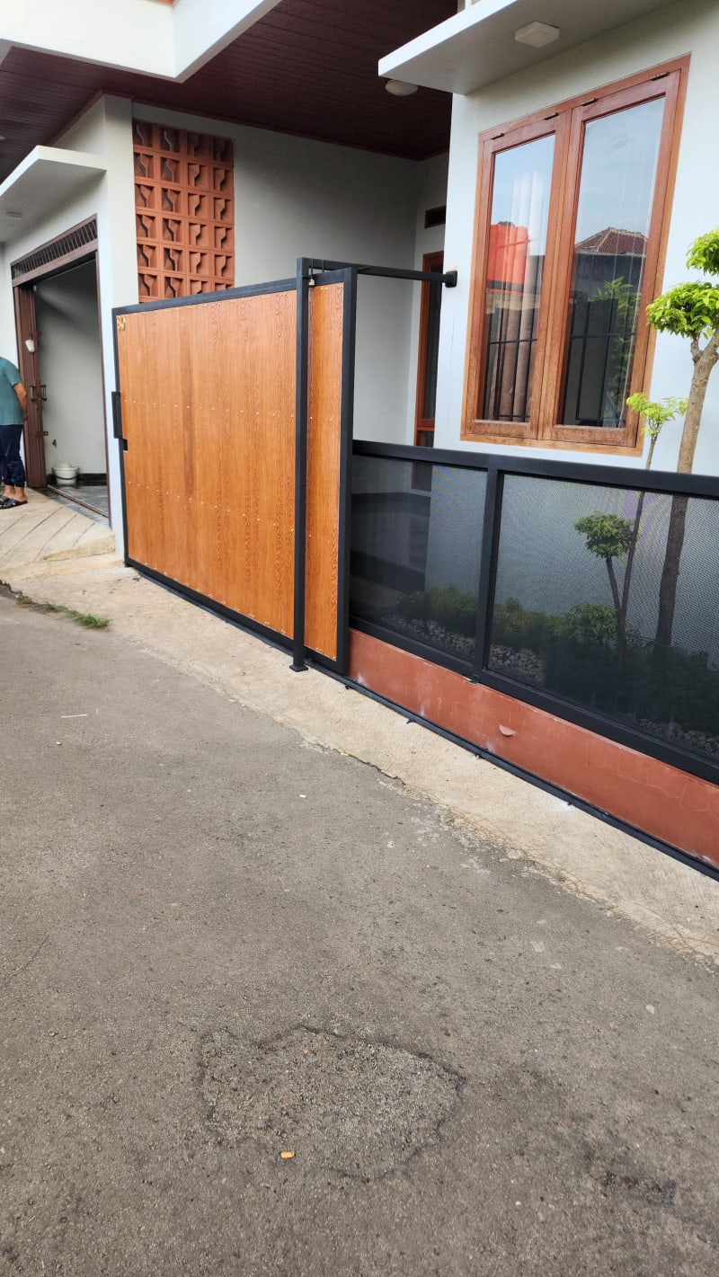 Hasil pengerjaan proyek Pagar GRC Welder Bintaro presisi tanpa kompromi Bintaro Tangerang Selatan