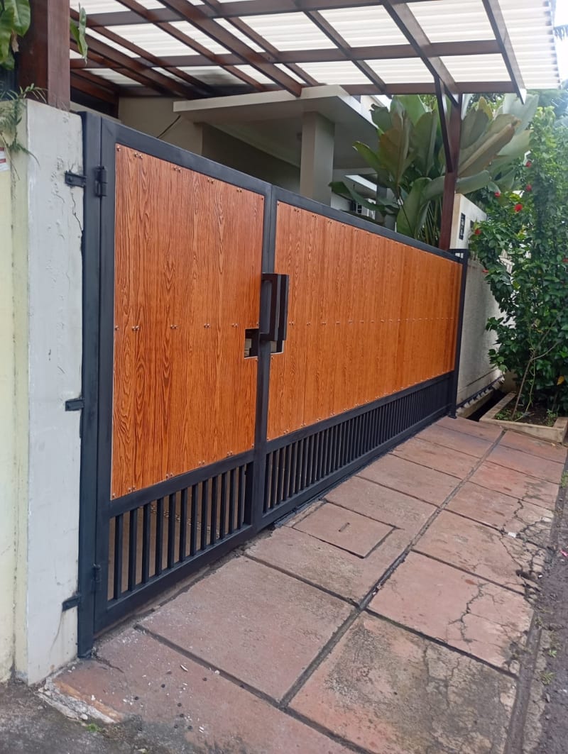 Hasil pengerjaan proyek Pagar GRC Welder Bintaro presisi tanpa kompromi Bintaro Tangerang Selatan