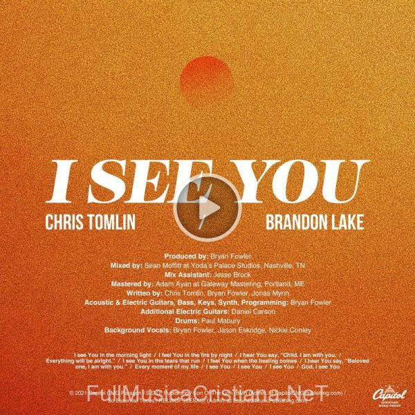 ▷ I See You de Chris Tomlin 🎵 Canciones del Album I See You