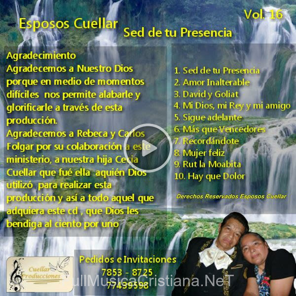 ▷ Sed De Tu Presencia de Esposos Cuellar 🎵 Canciones del Album Sed De Tu Presencia