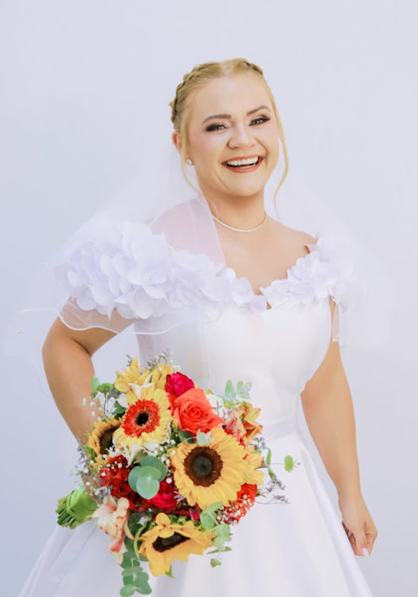 Casamento com girassóis