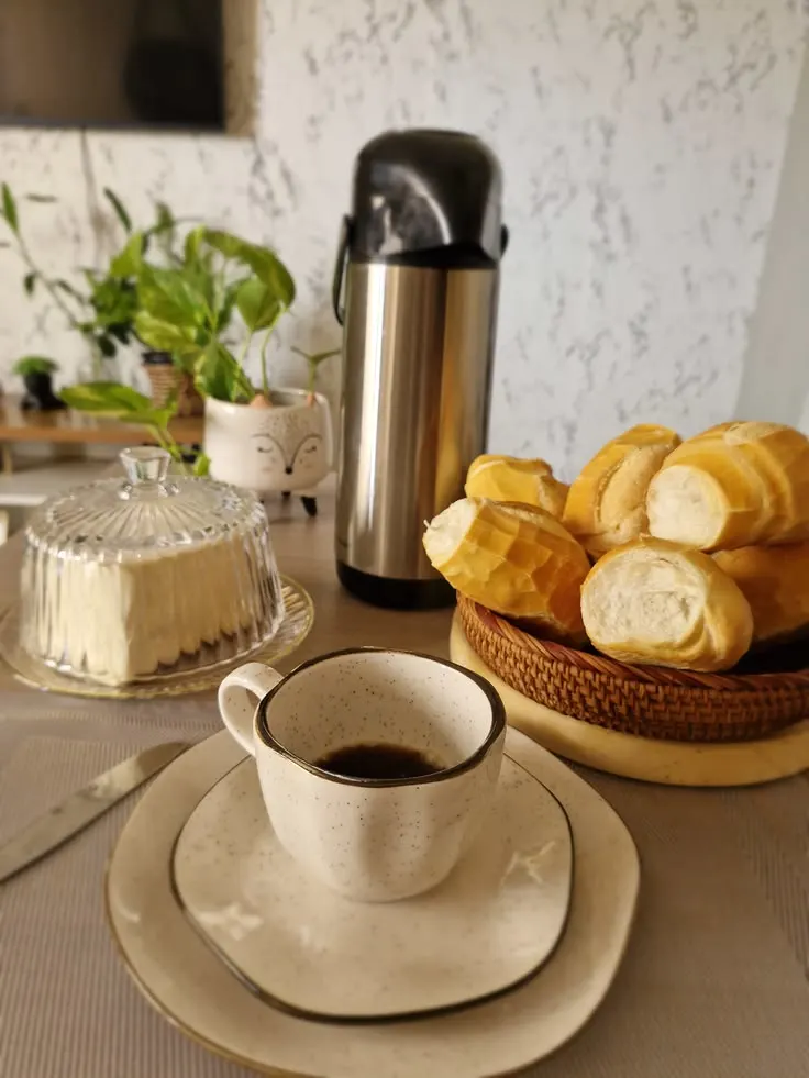 Café da manhã para os noivos