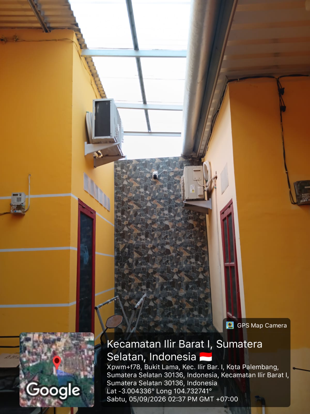 Kamera CCTV UNV tambahan di rumah Buk Ida Ilir Barat I Palembang