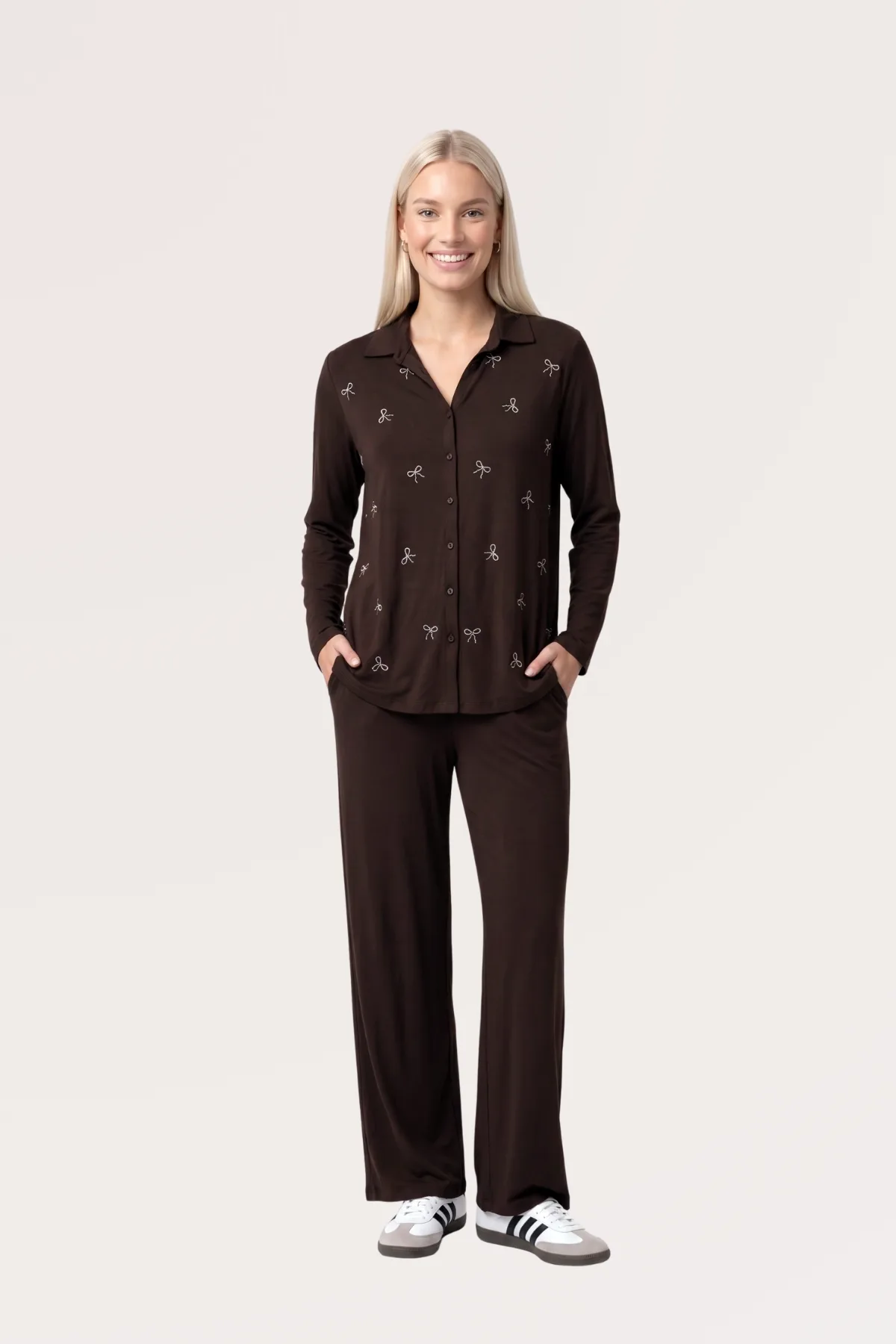PJS Düğmeli Pijama Takım 30133