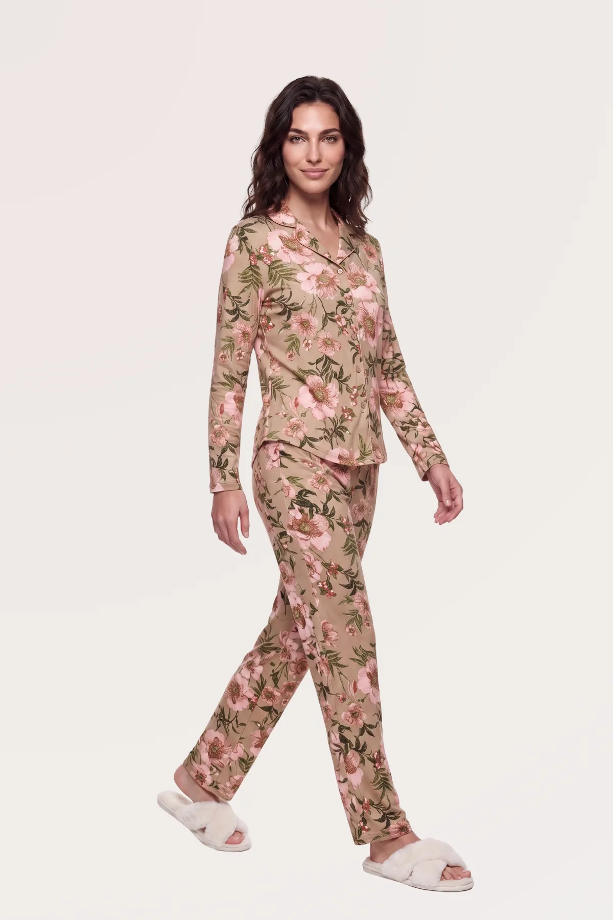 PJS Düğmeli Pijama Takım 30153