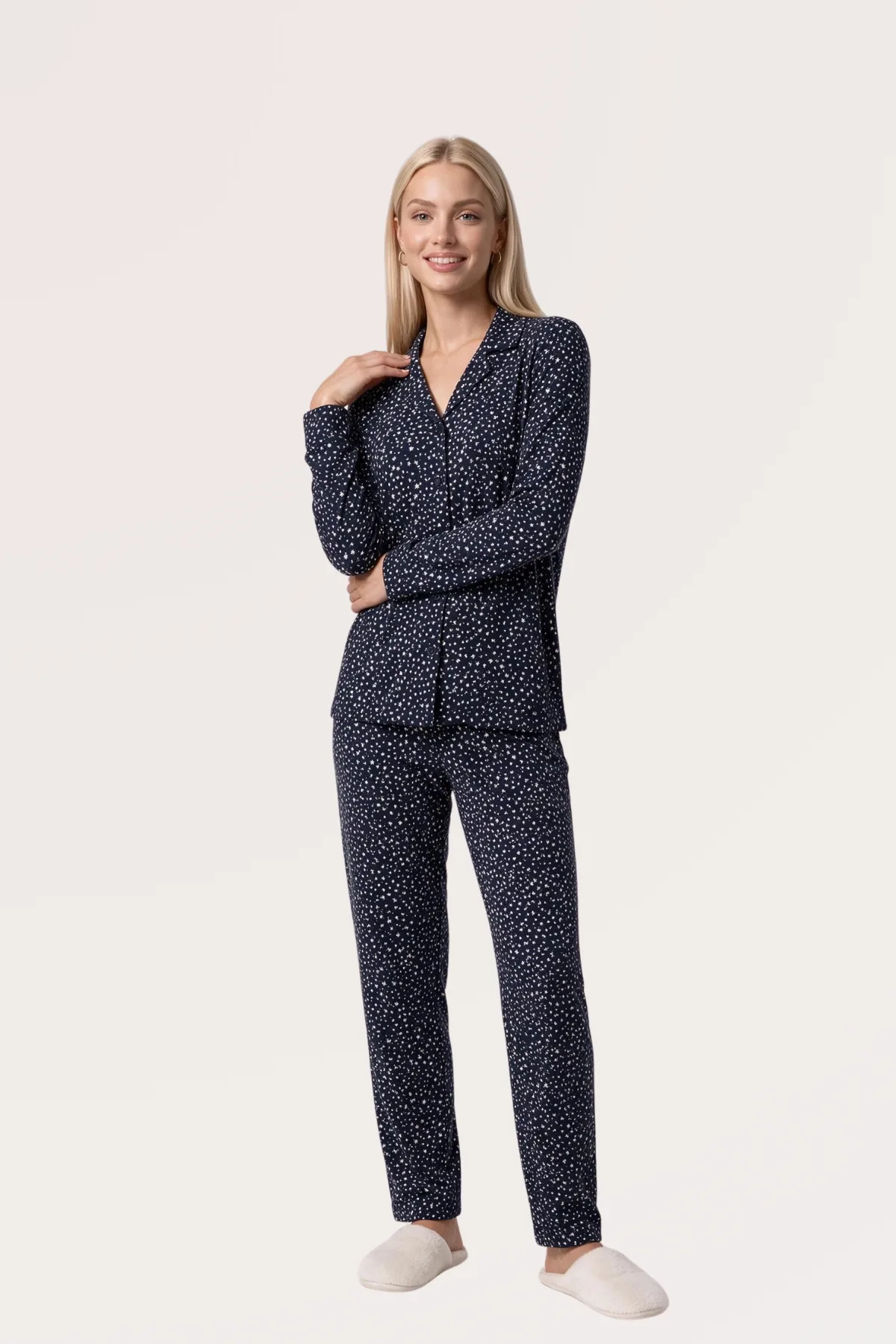PJS Düğmeli Pijama Takım 30182