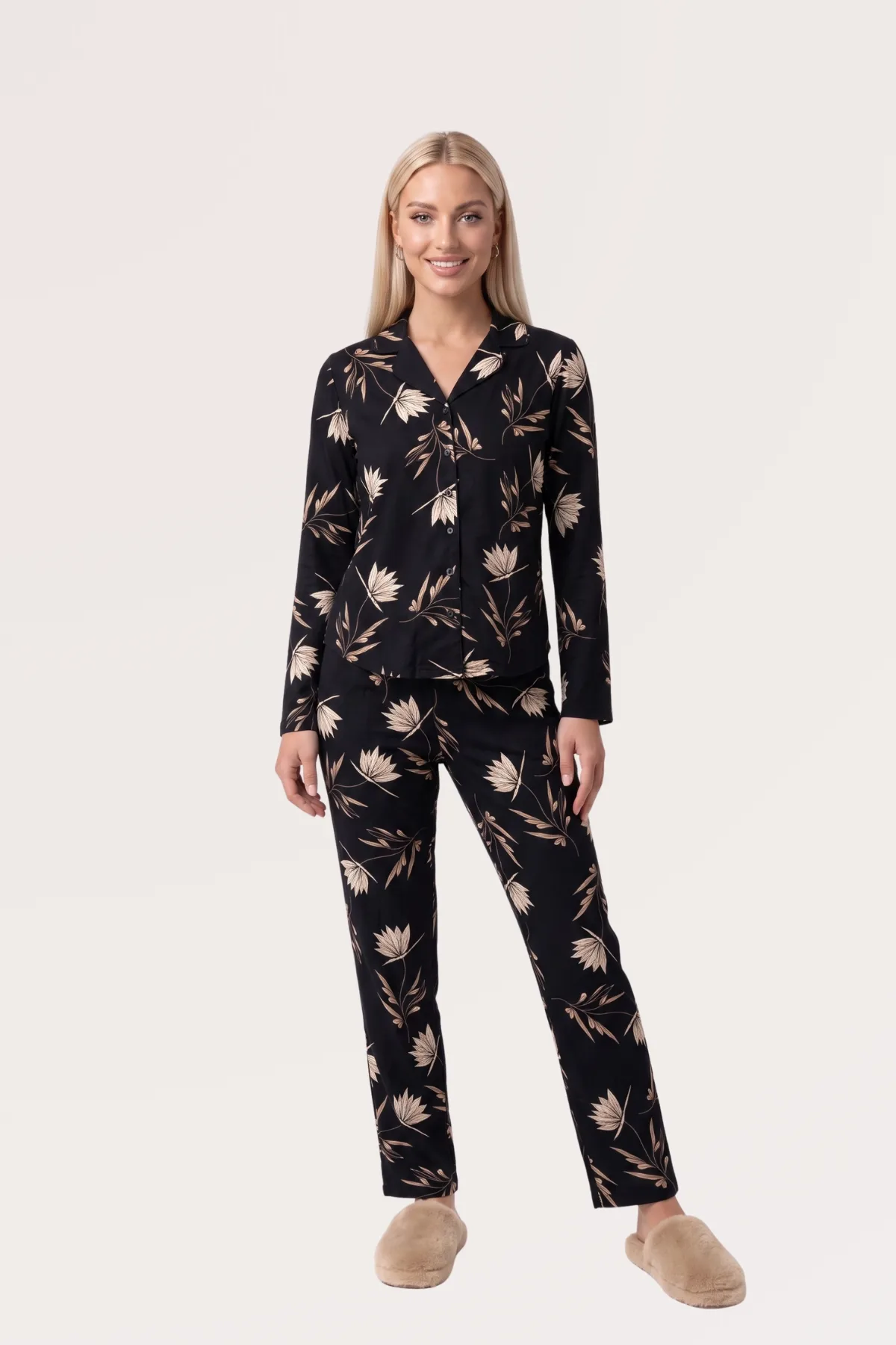PJS Düğmeli Pijama Takım 30185