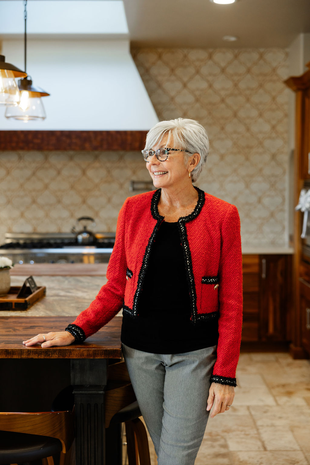 Jill in kitchen