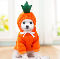 Cute Fruit Dog Clothes For Small Dogs Hoodies Winter Warm Fleece Pet Clothing Puppy Cat Costume Coat For French Chihuahua Outfit product 8
