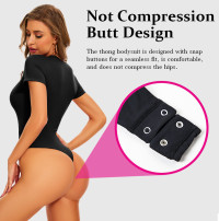 USA Warehouse Shipping Going Out T Shirt Tops Second-skin Feel Recycle Shapewear Crew Neck Short Sleeve Bodysuit For Women product 7