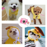 Cute Fruit Dog Clothes For Small Dogs Hoodies Winter Warm Fleece Pet Clothing Puppy Cat Costume Coat For French Chihuahua Outfit product 12