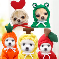 Cute Fruit Dog Clothes For Small Dogs Hoodies Winter Warm Fleece Pet Clothing Puppy Cat Costume Coat For French Chihuahua Outfit product 6