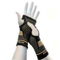 1 Pair Copper Wrist Compression Sleeves Support Brace Unisex For Sports Fitness Workouts Typing Breathable Hand Protection product 3