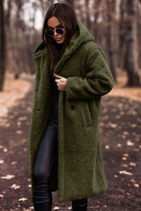 Autumn Winter Fashion Elegant Long Coat Woman Plush Warm Faux Fleece Coat Women Teddy Jacket Female Teddy Coat Outwear Ladies product 3
