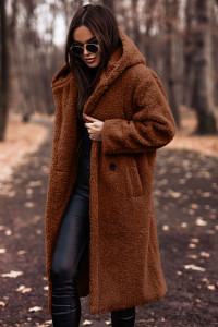 Autumn Winter Fashion Elegant Long Coat Woman Plush Warm Faux Fleece Coat Women Teddy Jacket Female Teddy Coat Outwear Ladies product 5