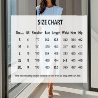 Women's Solid Color Round Neck Short Sleeve Dress With Side Slit, Button & Pockets - A-Line Cinched Waist Summer Casual Office Wear product 6