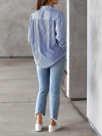 Classic Striped Casual, Business, Versatile Four Seasons Can Wear A Long-sleeved Shirt. product 3