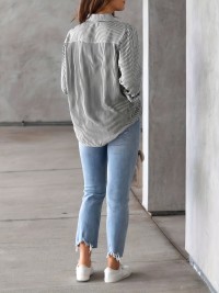 Classic Striped Casual, Business, Versatile Four Seasons Can Wear A Long-sleeved Shirt. product 10