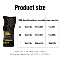 1 Pair Copper Wrist Compression Sleeves Support Brace Unisex For Sports Fitness Workouts Typing Breathable Hand Protection product 4